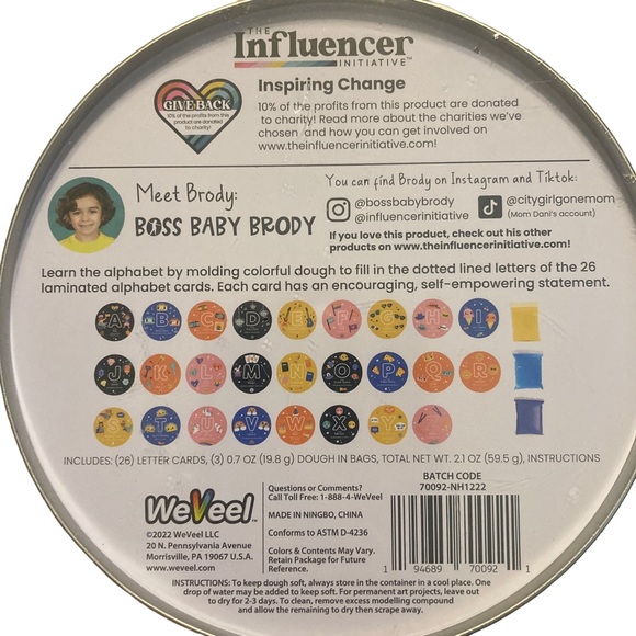 INFLUENCER INITIATIVE ABC'S ,ICE CREAM BINGO, FREE TO BE ME NEW LEARNING GAMES - Picture 4 of 4